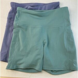 BSP Shorts  pack of 2 Green/Lavander Size Small
